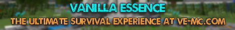 Vanilla Essence Minecraft server banner