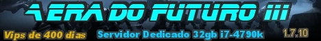 A Era do Futuro 3 Plus Minecraft server banner